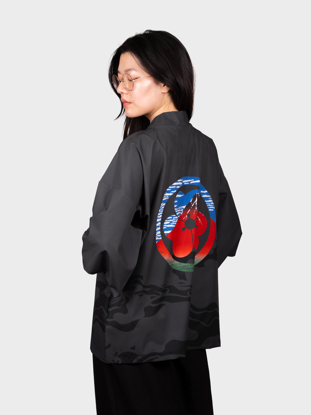 Kimono streetwear mont Fuji