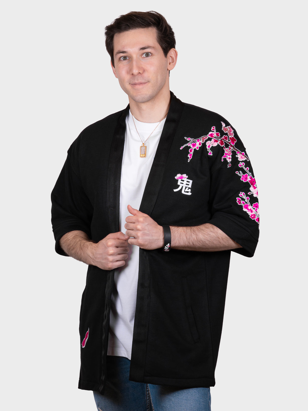 Kimono streetwear coton sakura