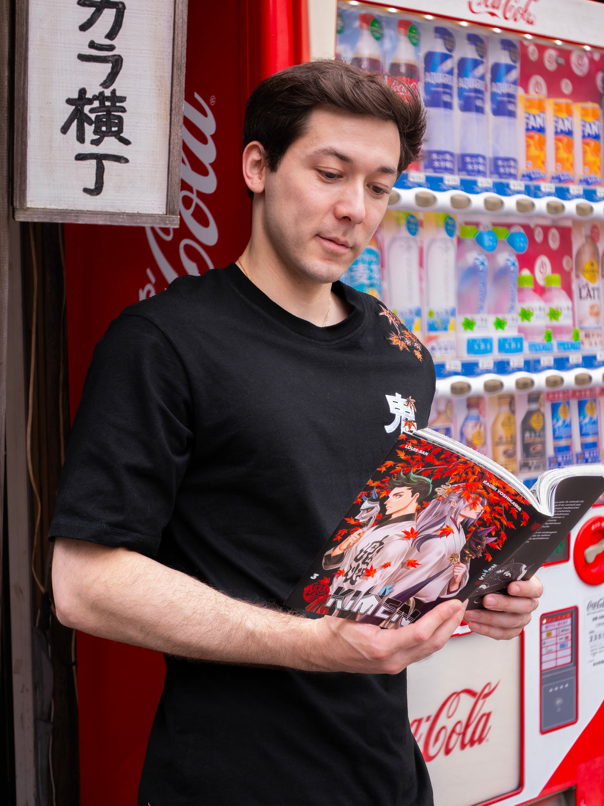 Pack T-Shirt manche brodée au choix + manga Kimen