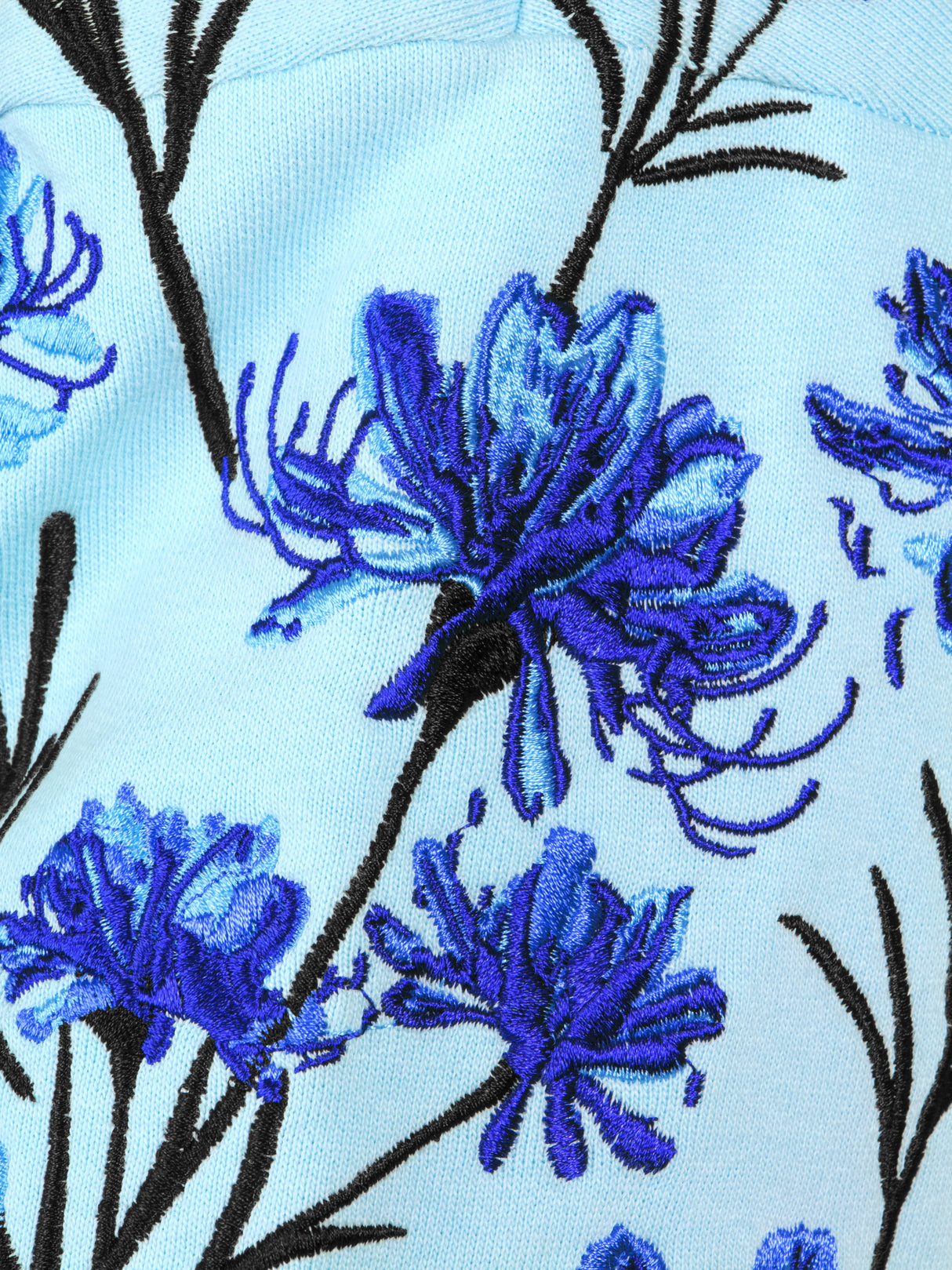 Hoodie Lycoris Bleu Zippé