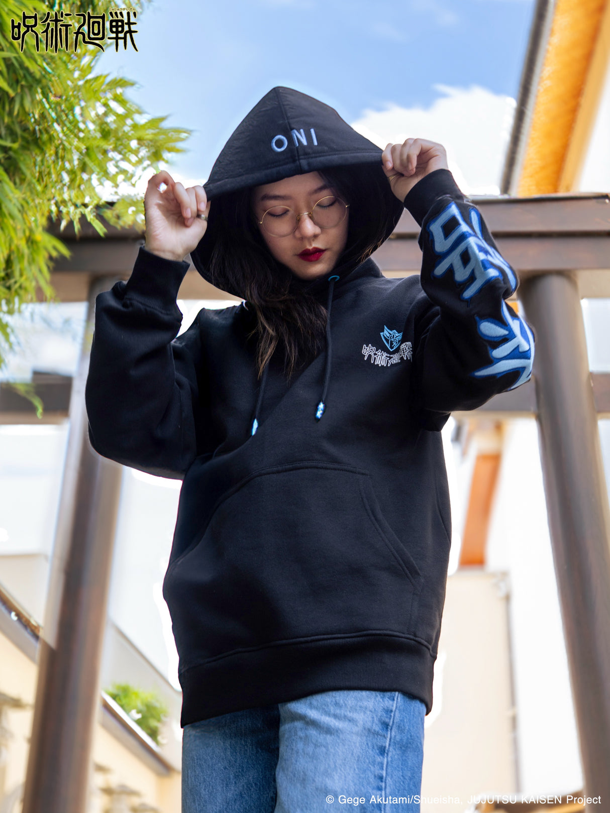 Hoodie ONI x JJK Gojo