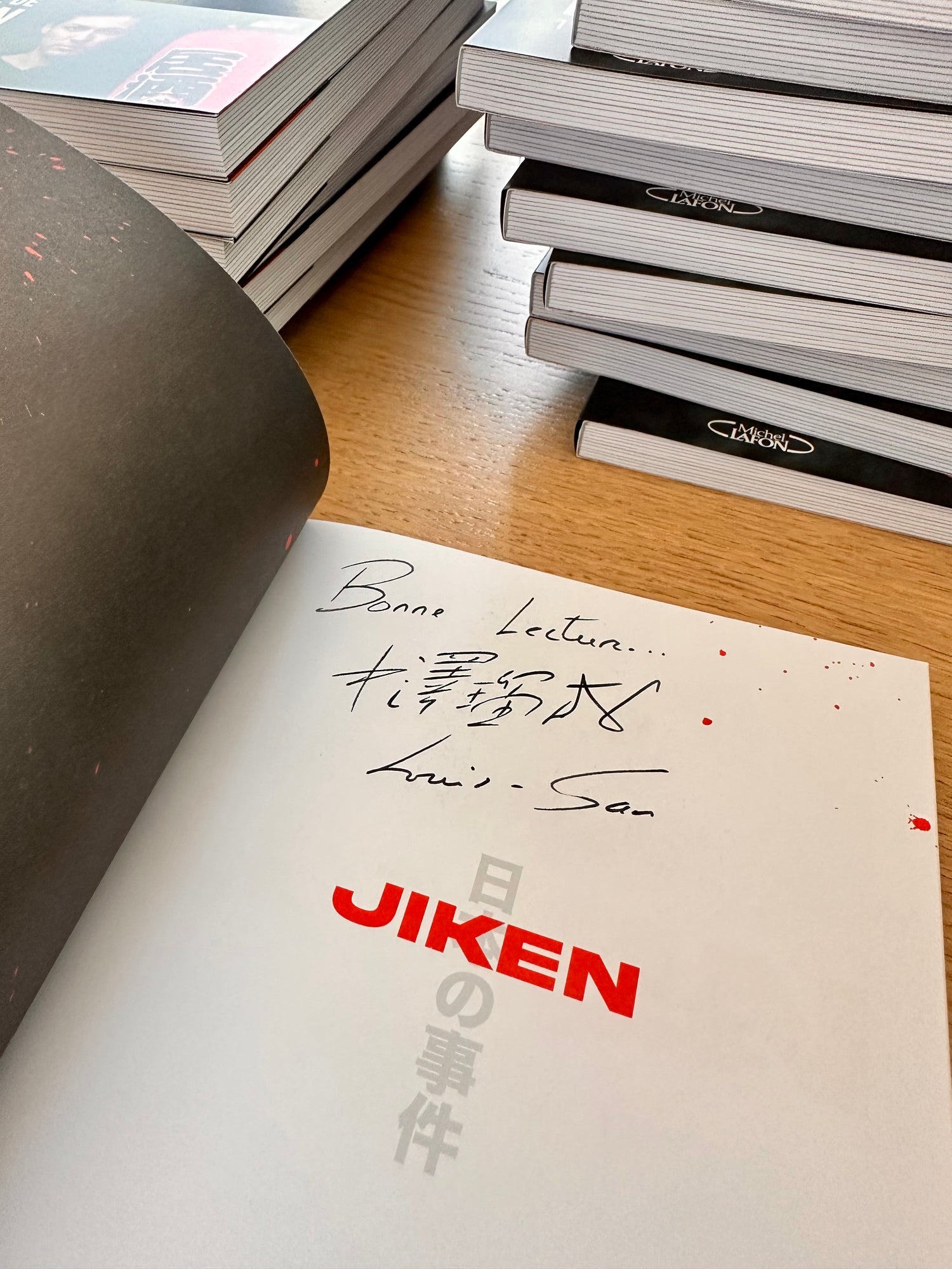 Livre Jiken Dédicacé