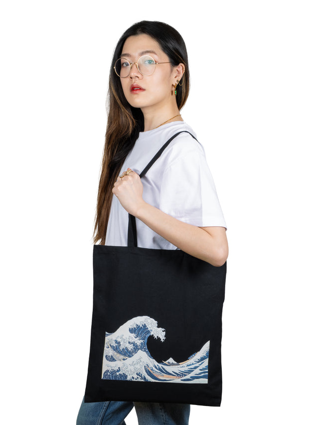 Totebag Hokusai + stickers