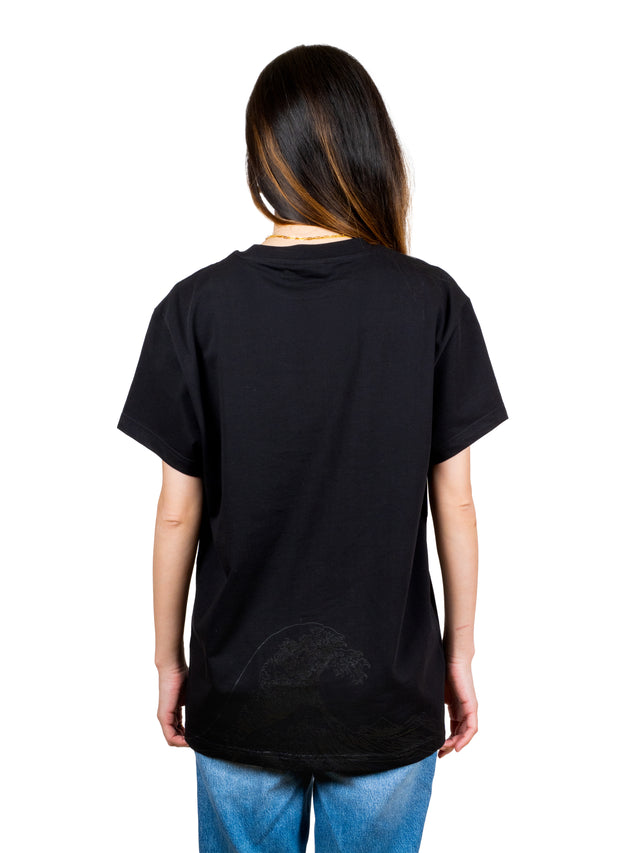 T-Shirt noir ONI x HOKUSAI