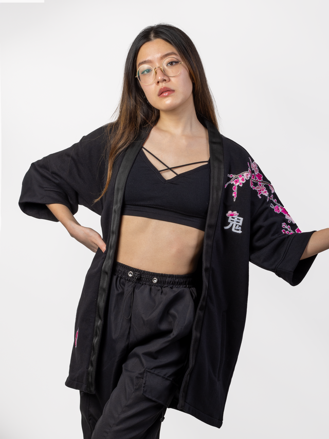 Kimono streetwear coton sakura