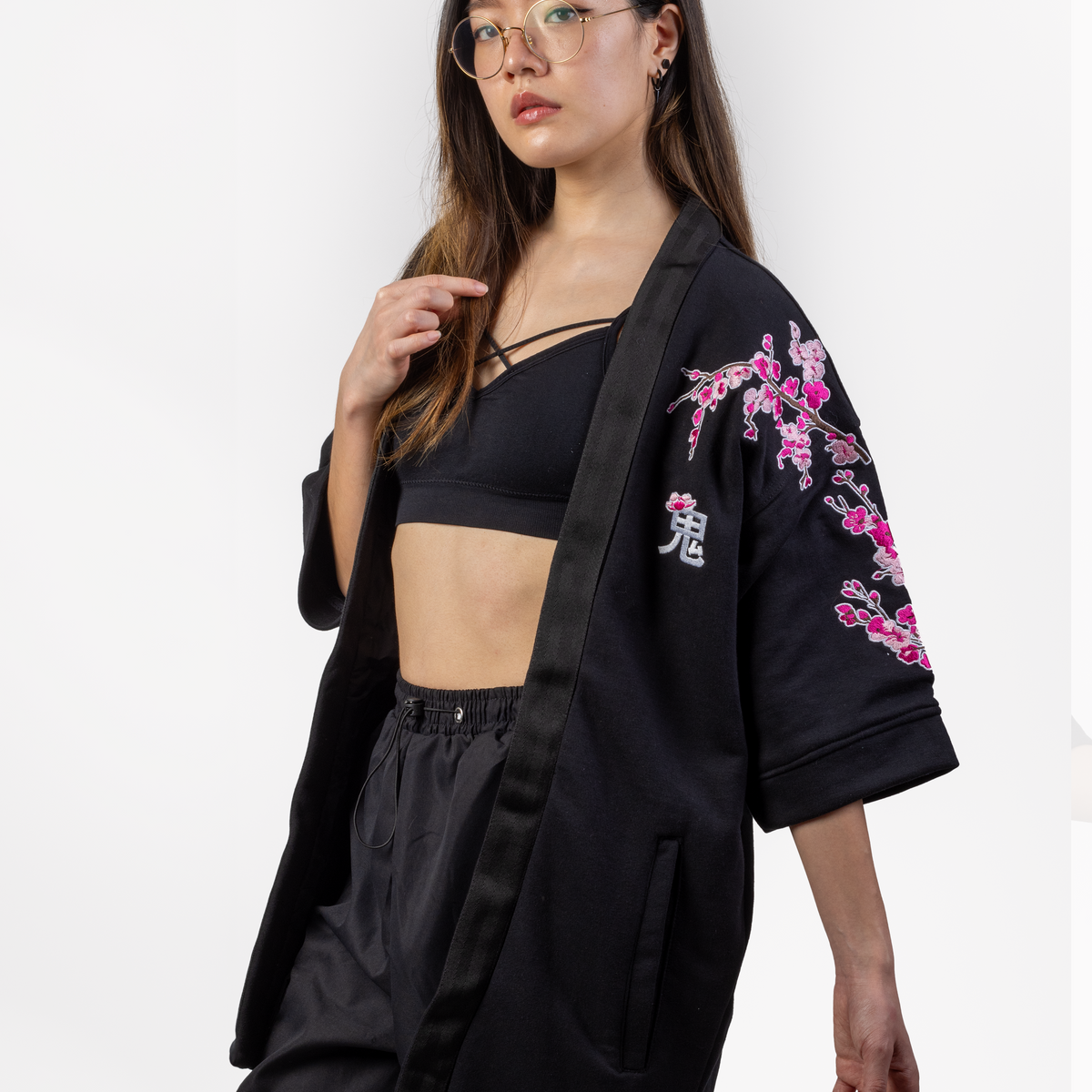 Kimono streetwear coton sakura