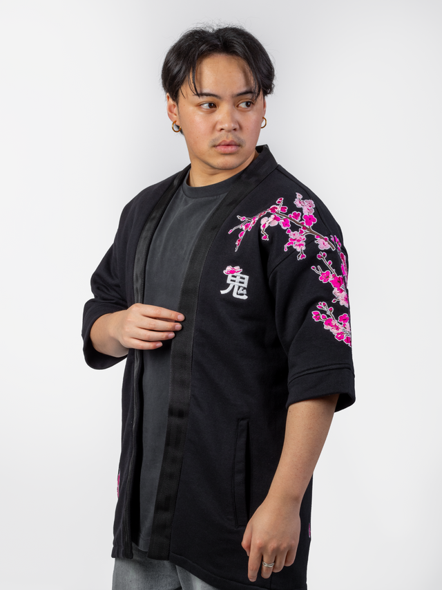 Kimono streetwear coton sakura