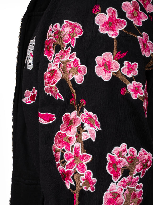 Hoodie Sakura Zippé