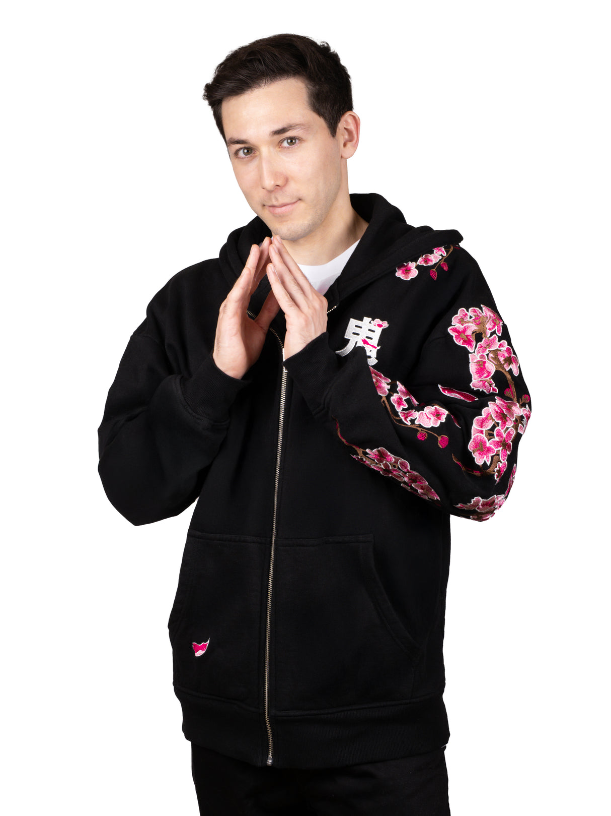 Hoodie Sakura Zippé
