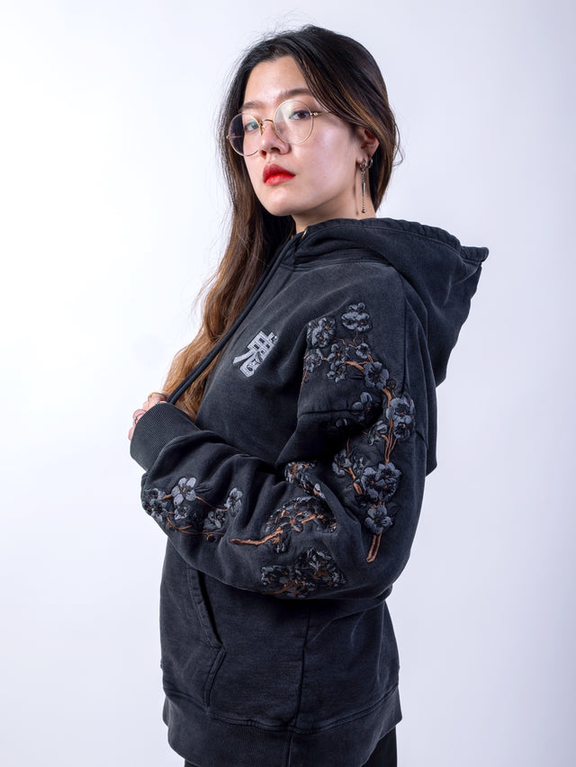 Hoodie Black Sakura