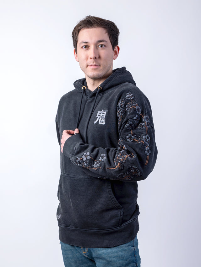 Hoodie Black Sakura