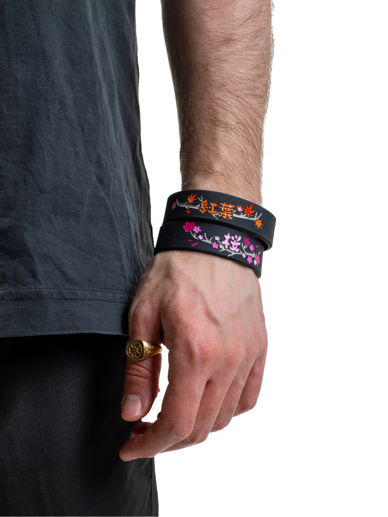 Bracelets silicone sakura & momiji