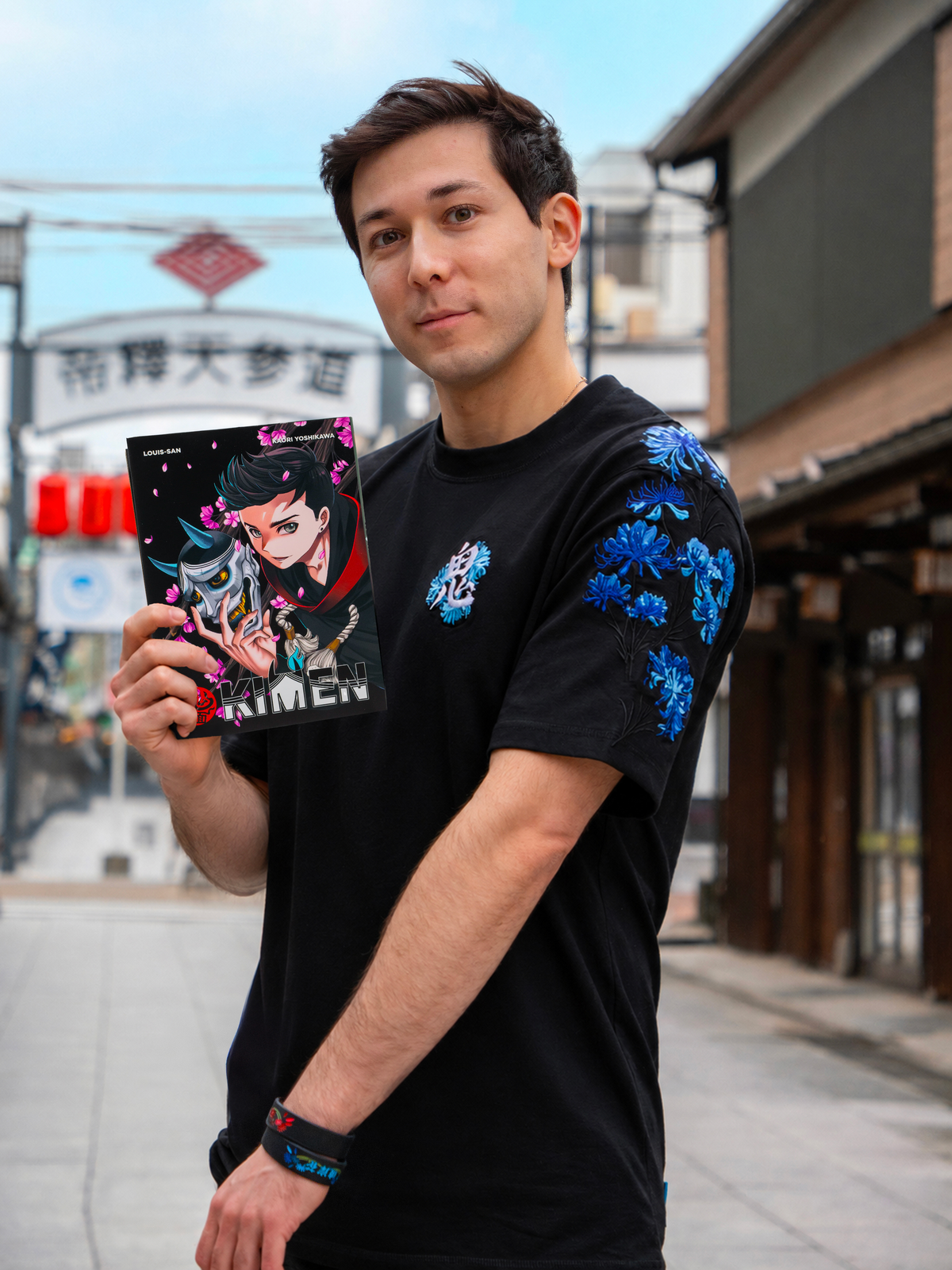 Pack T-Shirt manche brodée au choix + manga Kimen