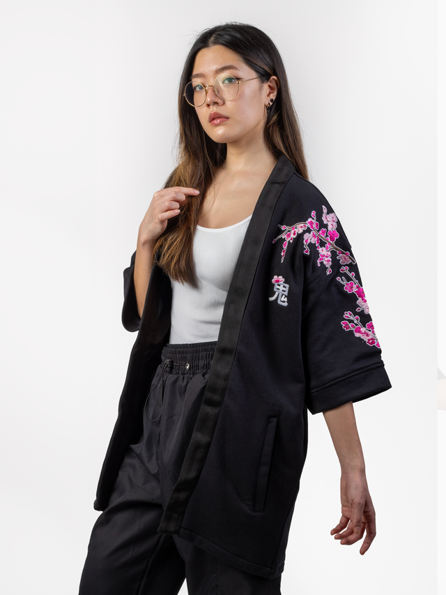 Kimono streetwear coton sakura