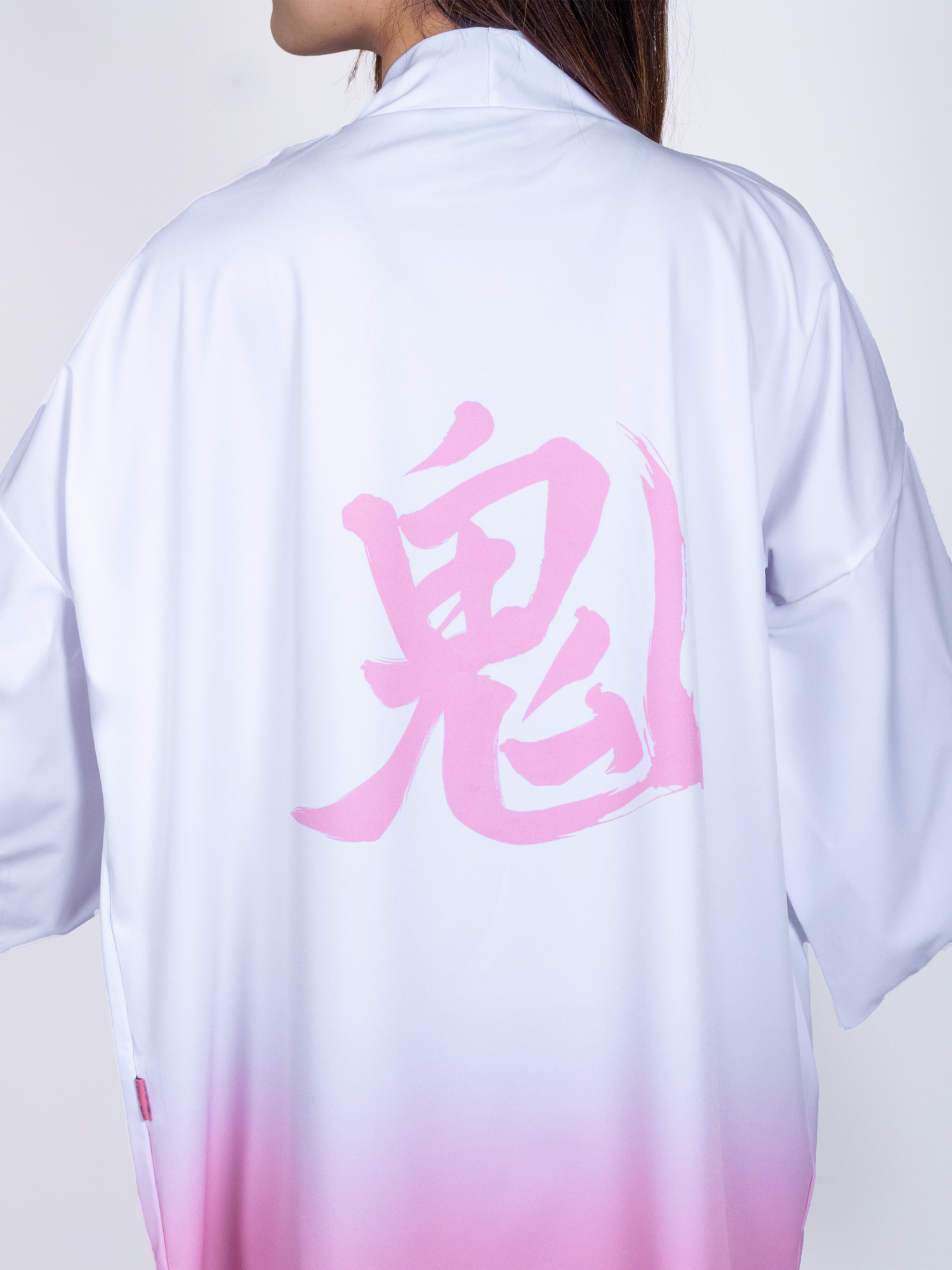 Kimono streetwear blanc sakura