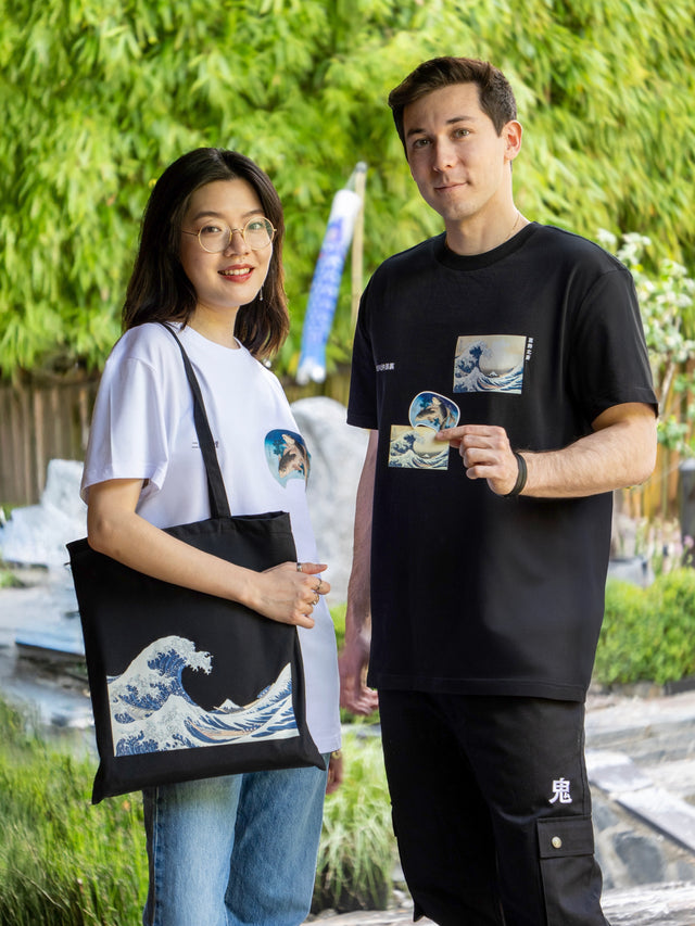 Pack 2 T-shirts ONI x HOKUSAI