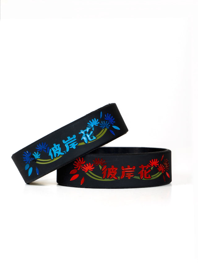 Bracelets silicone lycoris rouge & lycoris bleu