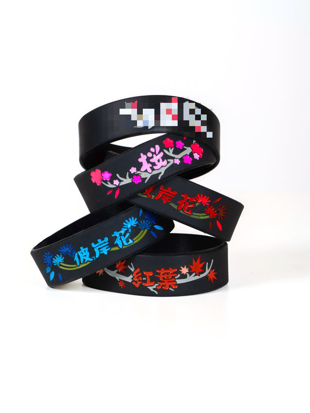 Set de 4 bracelets silicone + 1 bracelet EXCLUSIF SECRET