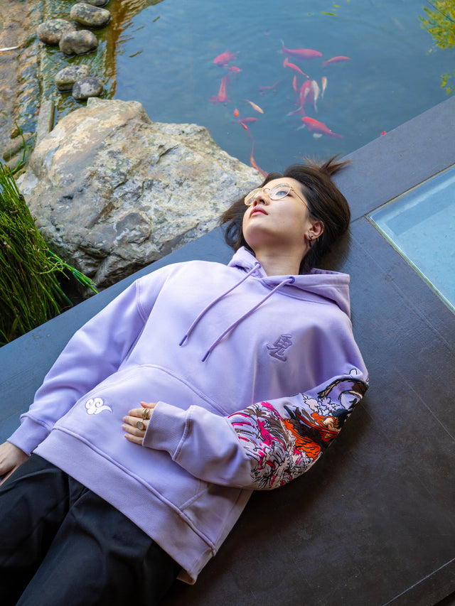 Hoodie Estampe japonaise