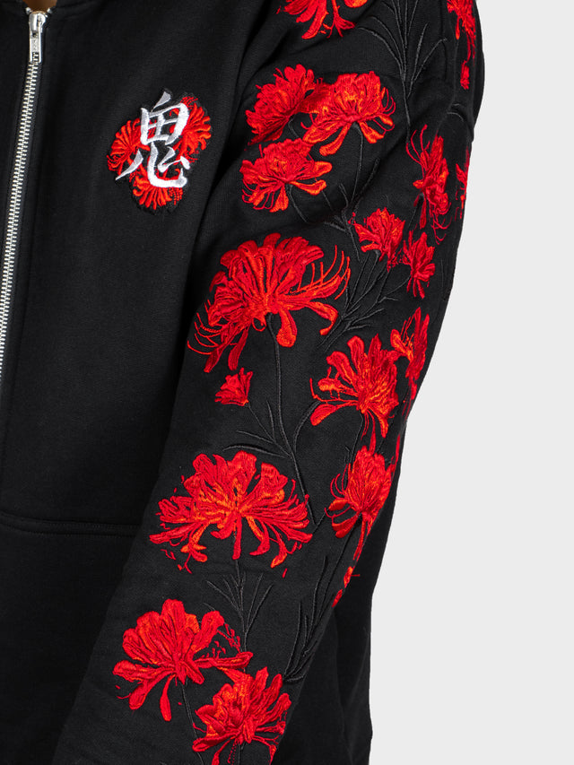 Hoodie Lycoris Rouge Zippé