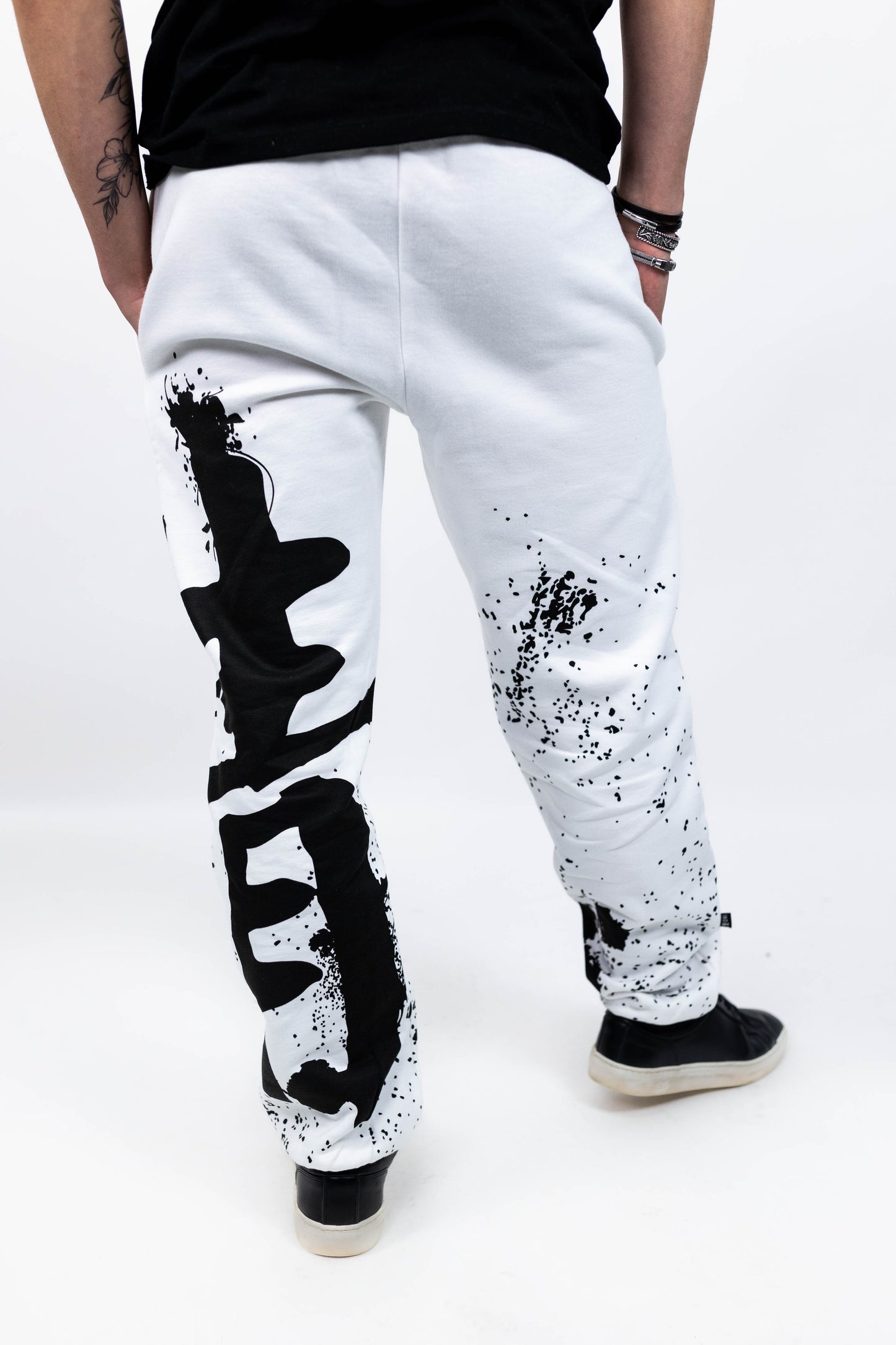 Jogging calligraphie noir et blanc