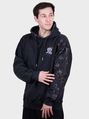 Hoodie Black Sakura
