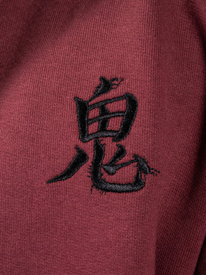 Hoodie corbeau zippé
