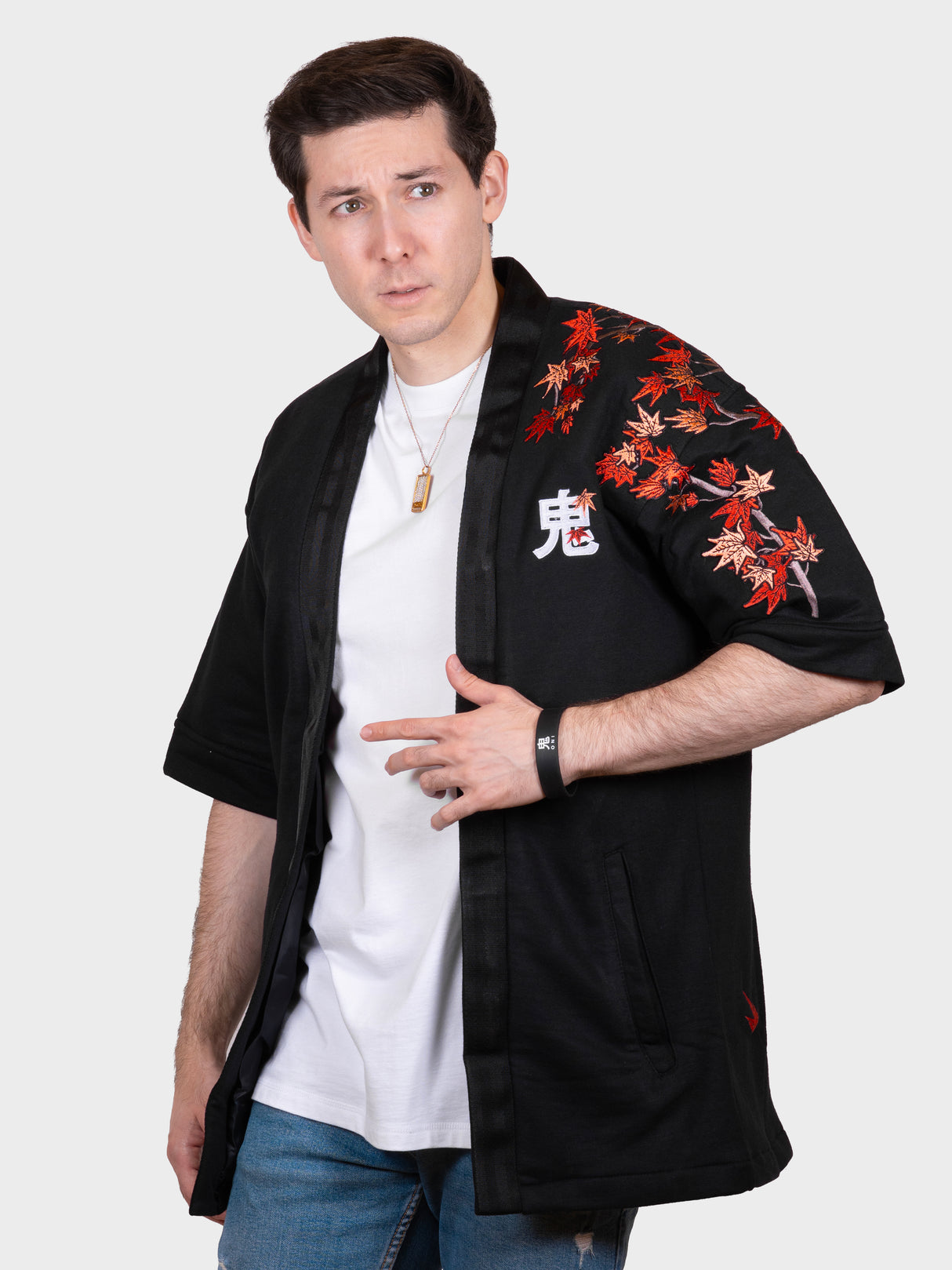 Kimono coton momiji (erable)