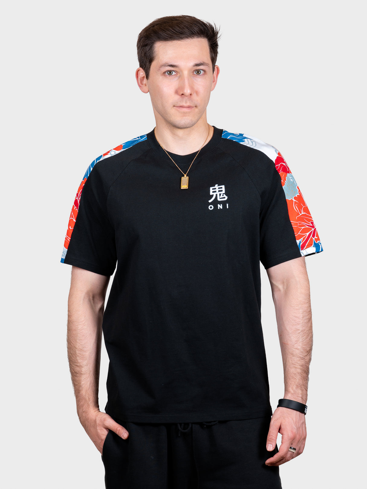 T-Shirt Floral Noir [CONCOURS VOYAGE AU JAPON - 1 PARTICIPATION]