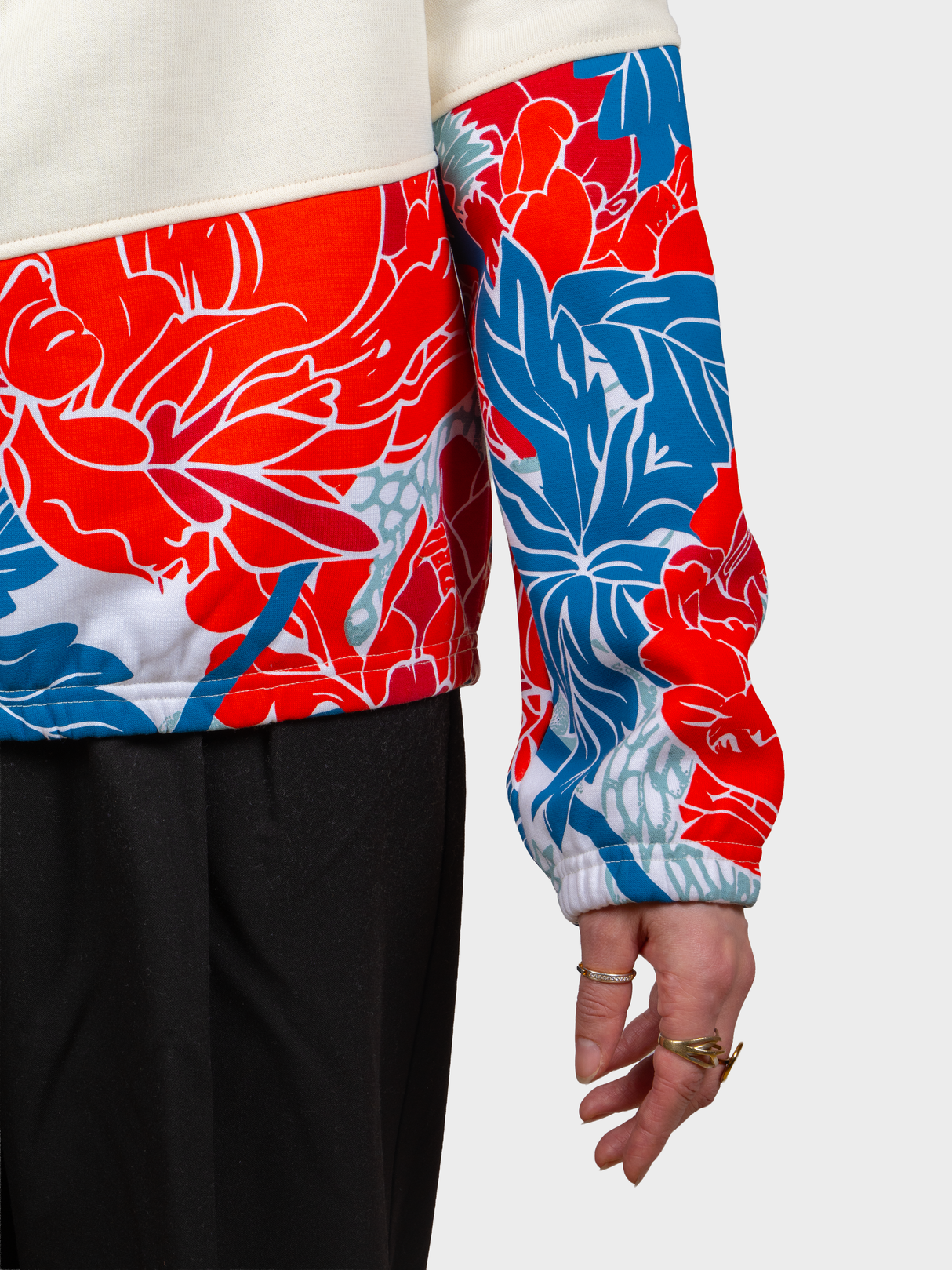 Hoodie Floral crème [CONCOURS VOYAGE AU JAPON - 2 PARTICIPATIONS]