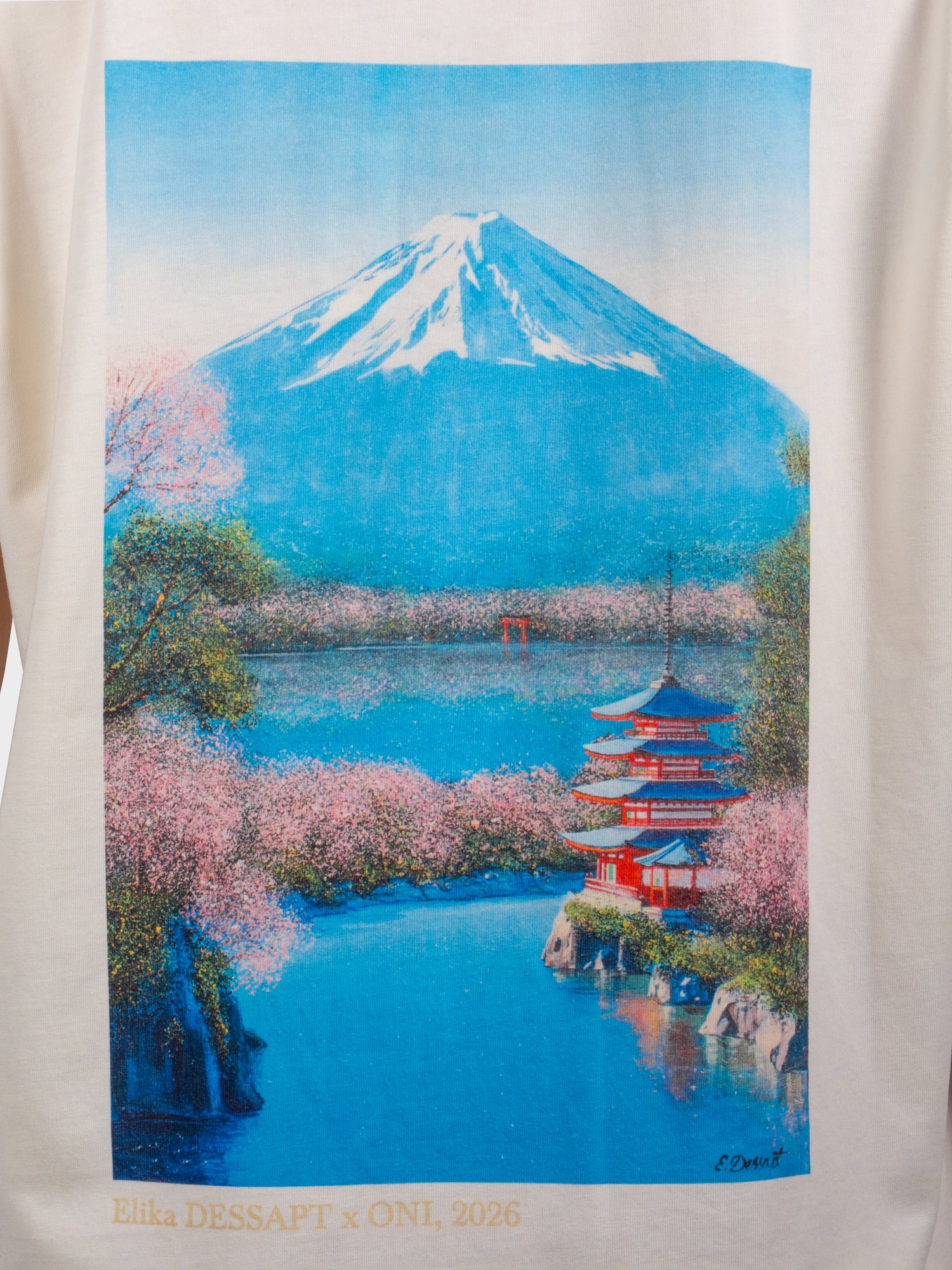 T-Shirt MONT FUJI by Elika [CONCOURS VOYAGE AU JAPON + TOILE]