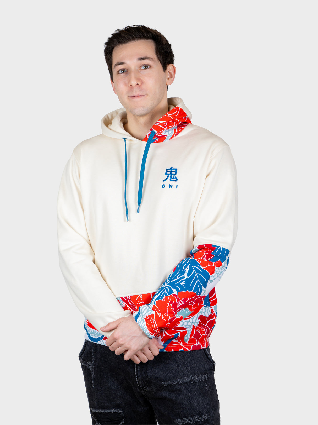 Hoodie Floral crème [CONCOURS VOYAGE AU JAPON - 2 PARTICIPATIONS]