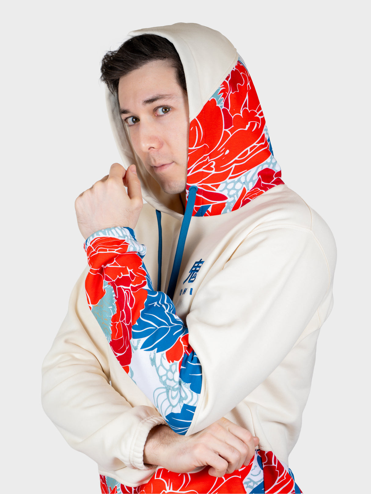 Hoodie Floral crème [CONCOURS VOYAGE AU JAPON - 2 PARTICIPATIONS]