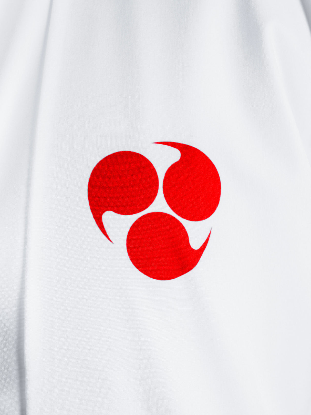 Kimono streetwear blanc et rouge