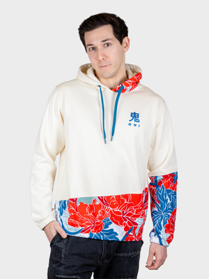 Hoodie Floral crème [CONCOURS VOYAGE AU JAPON - 2 PARTICIPATIONS]