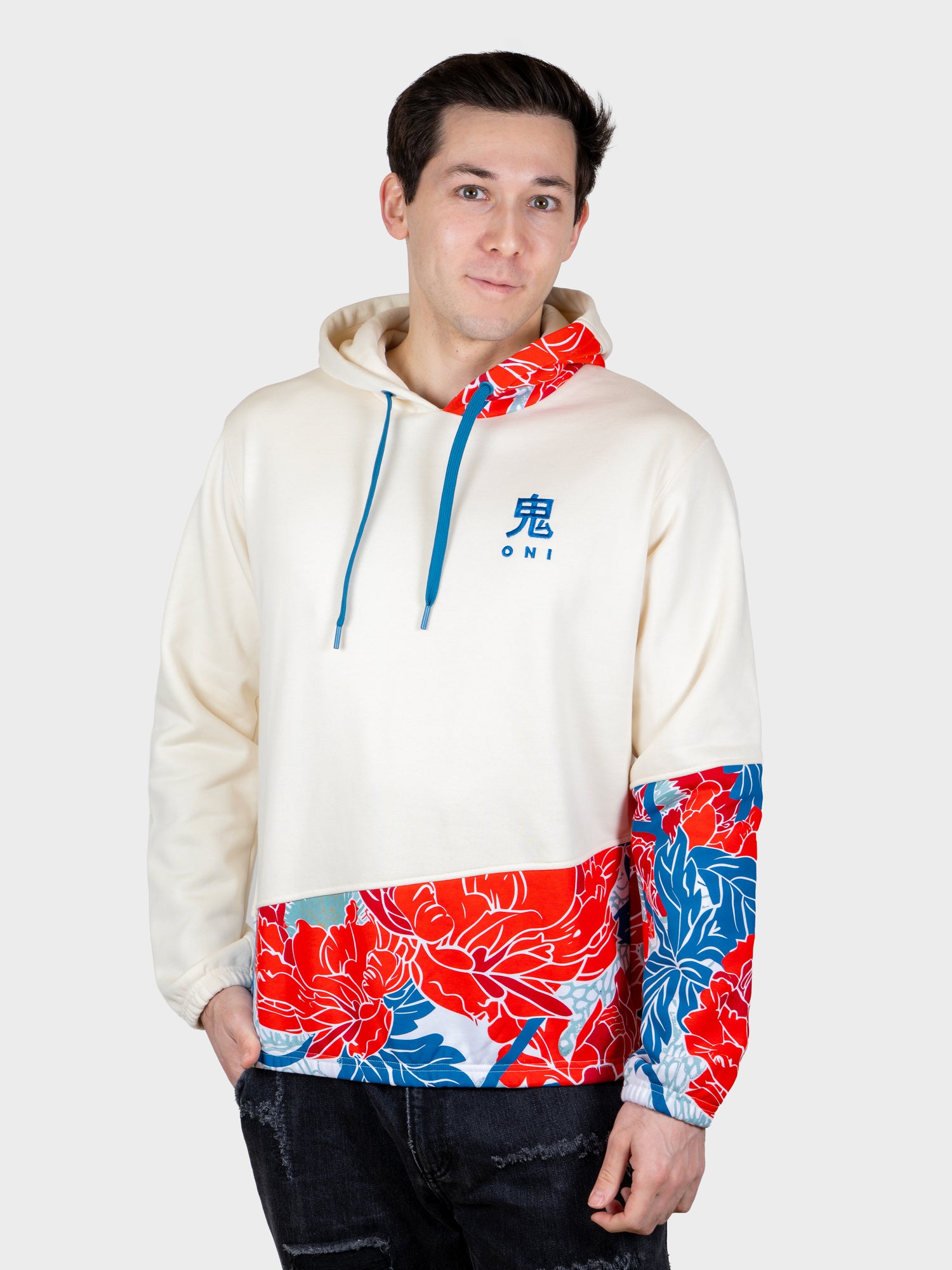 Hoodie Floral crème [CONCOURS VOYAGE AU JAPON - 2 PARTICIPATIONS]
