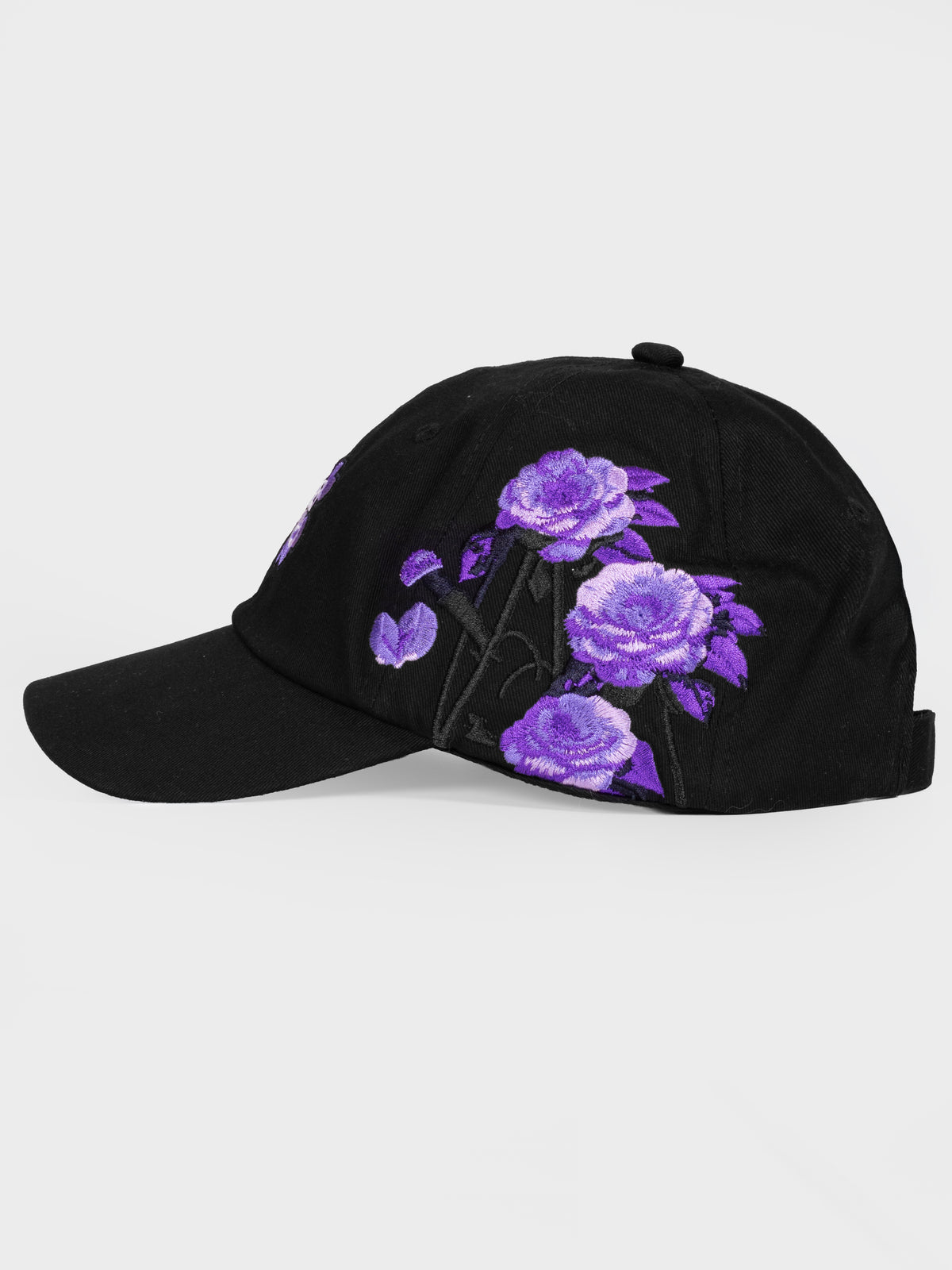 Casquette brodée Camélia