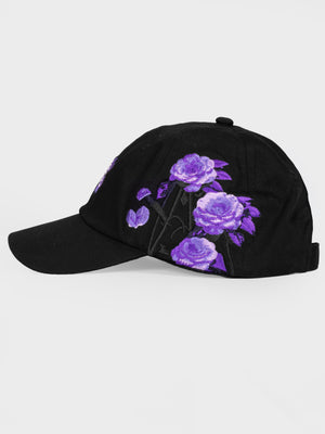 Casquette brodée Camélia