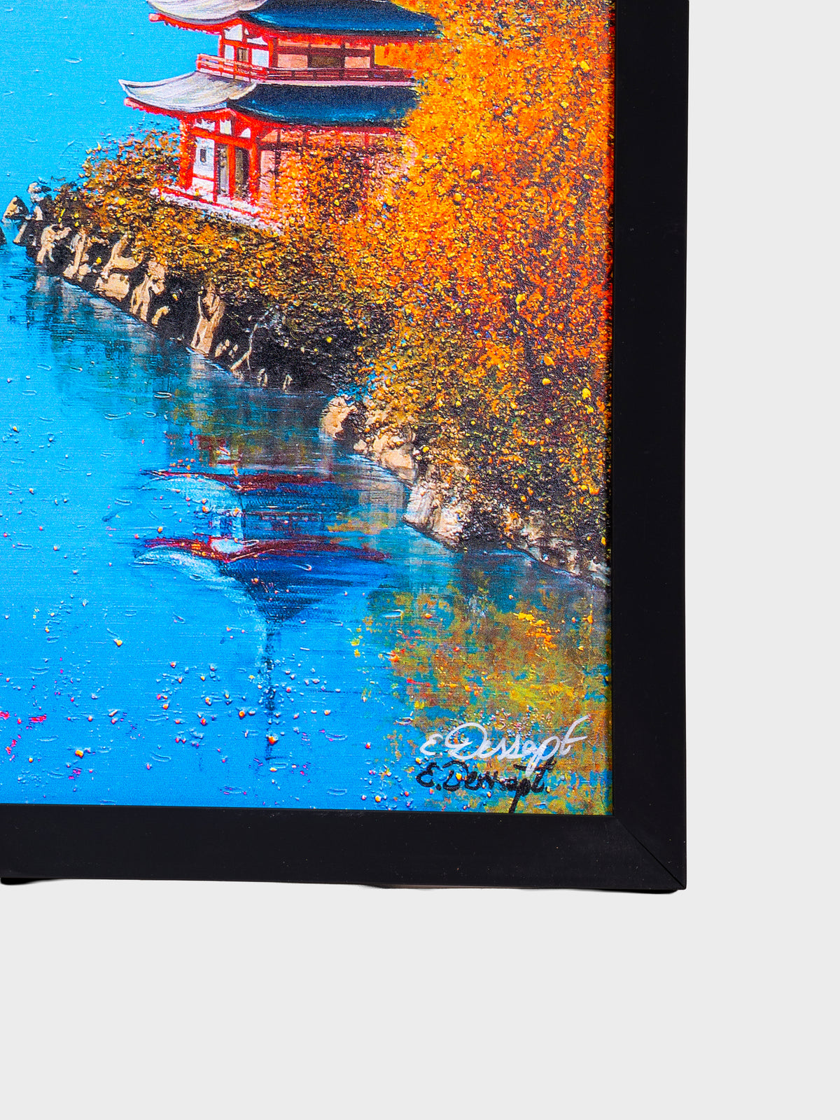 Print Elika L'automne du Mont Fuji A3 signé