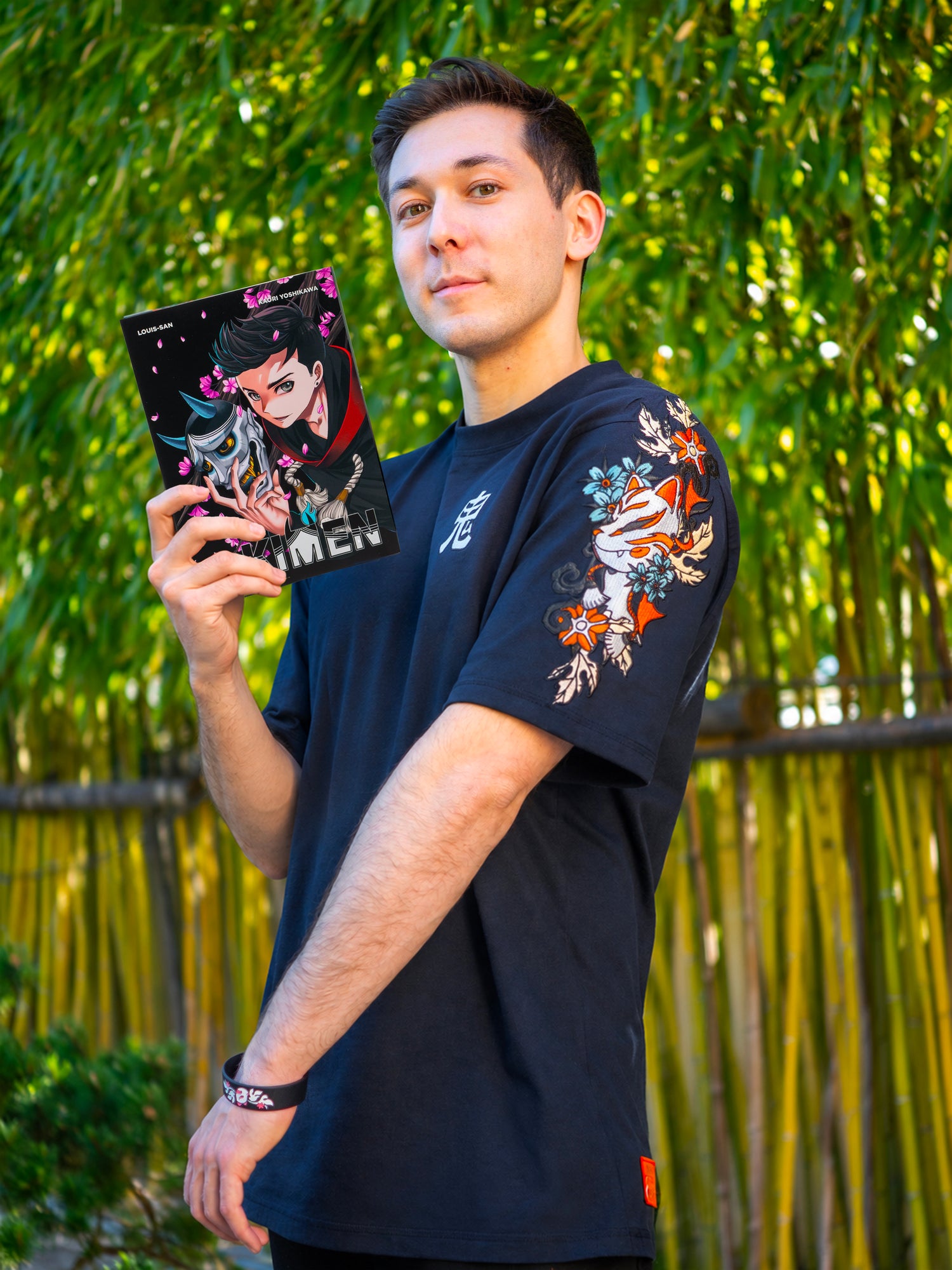Pack T-Shirt manche brodée au choix + manga Kimen