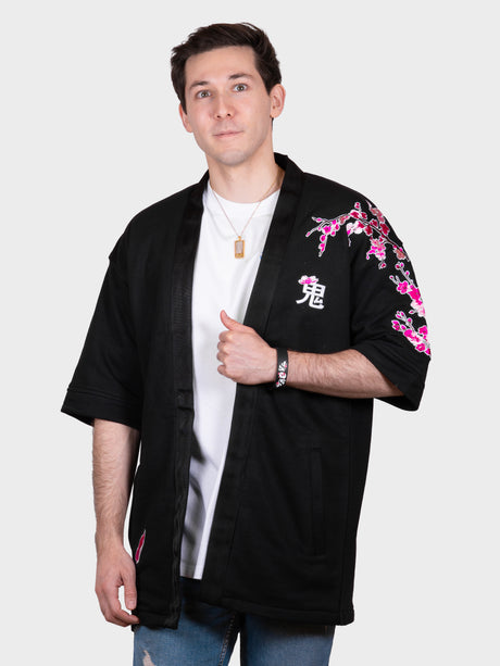Kimono streetwear coton sakura