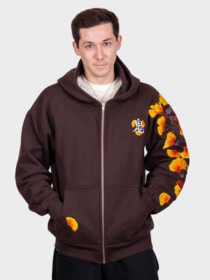 Hoodie Ginkgo zippé [EN PRECOMMANDE POUR DÉBUT SEPTEMBRE]