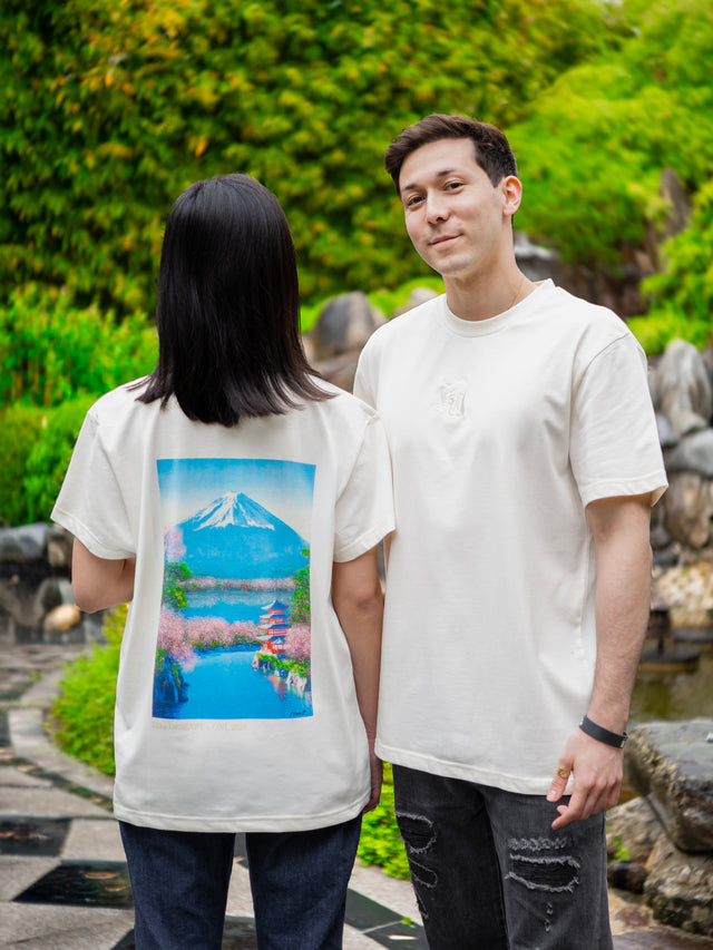 T-Shirt MONT FUJI by Elika [CONCOURS VOYAGE AU JAPON + TOILE]