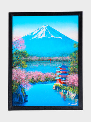 Print Elika Mont Fuji A4 signé
