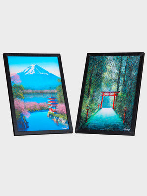 Print Elika Mont Fuji A4 signé