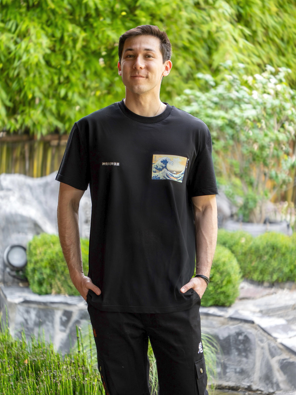 T-Shirt noir ONI x HOKUSAI [CONCOURS VOYAGE AU JAPON]