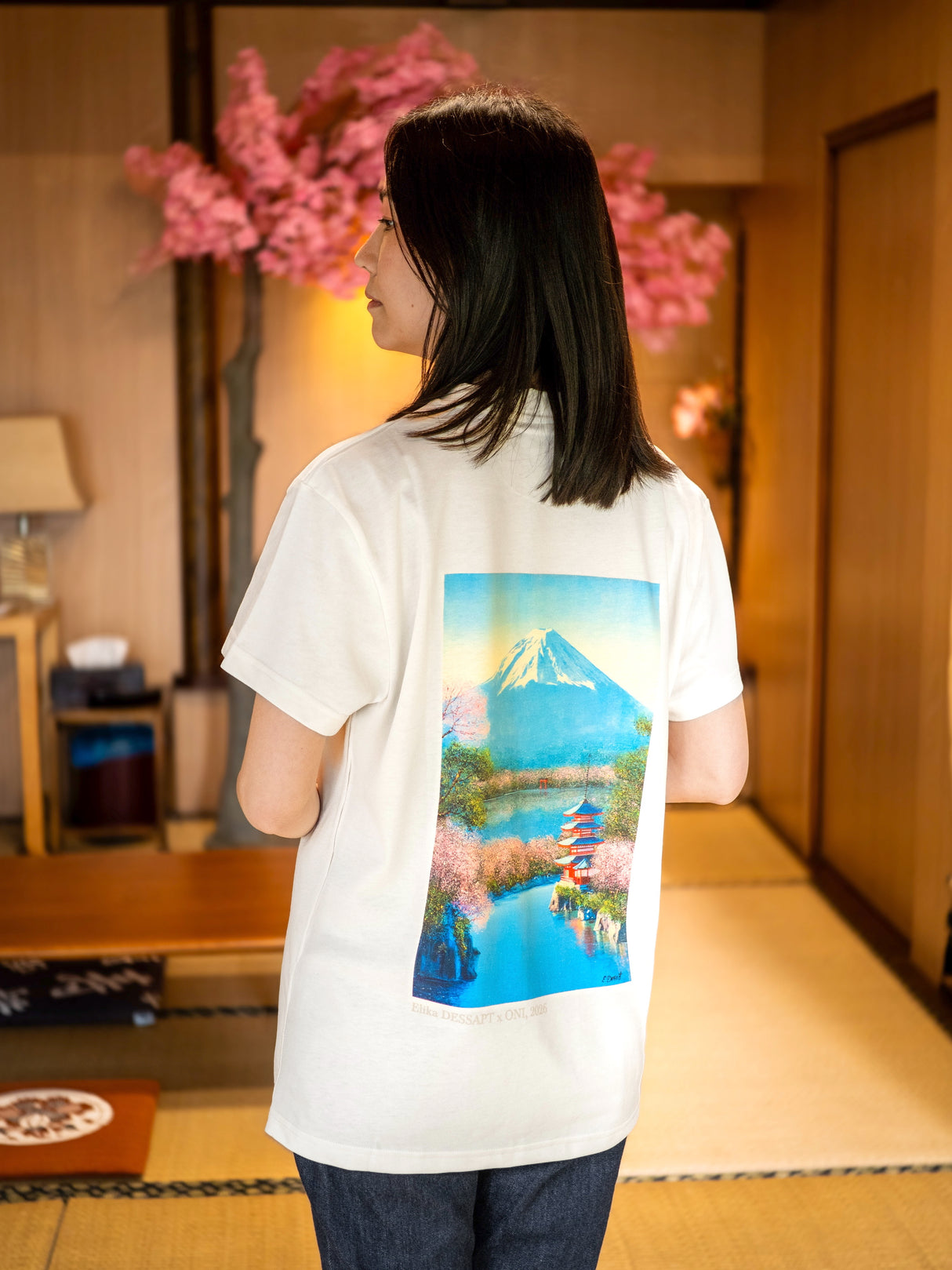 T-Shirt MONT FUJI by Elika [CONCOURS VOYAGE AU JAPON + TOILE]