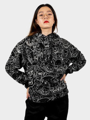Hoodie ONI x NOGI all over