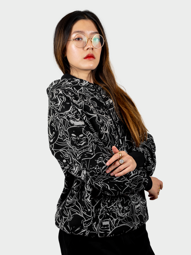Hoodie ONI x NOGI all over
