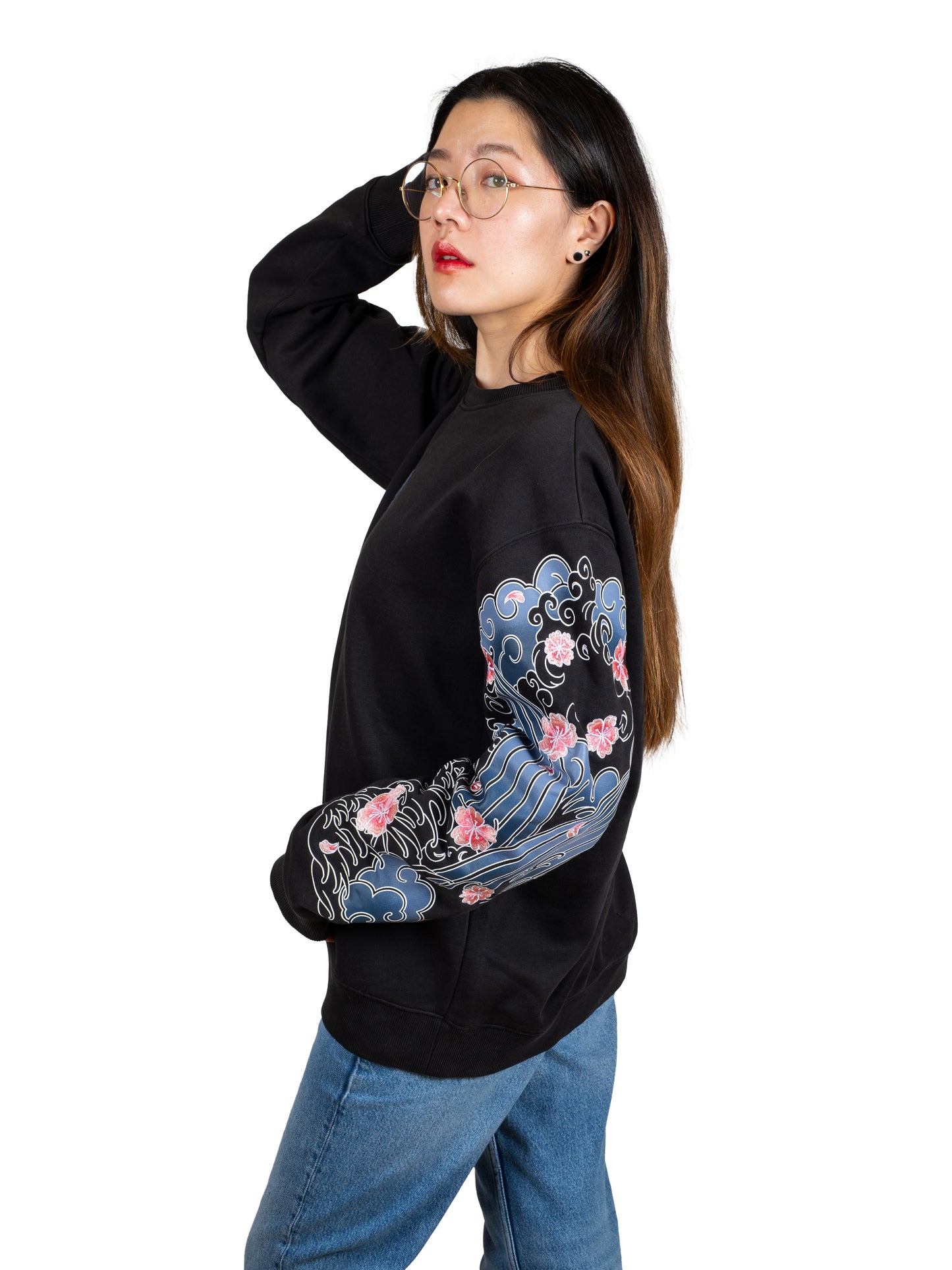 Sweat Noir Sakura [CONCOURS VOYAGE AU JAPON]